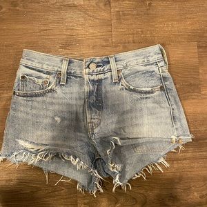 Levi’s Premium 501 Jean Shorts Size 25